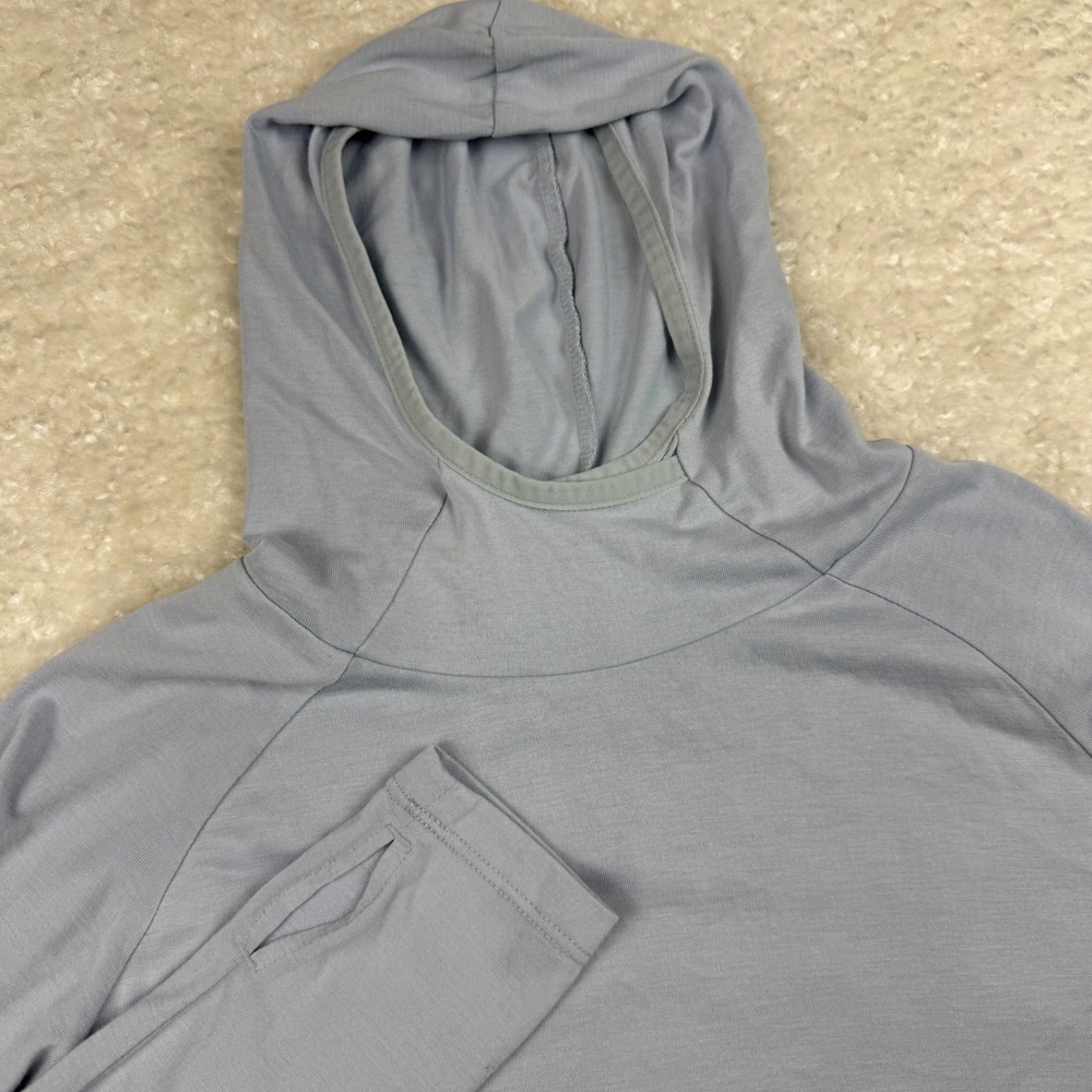 Free Fly Bamboo Lightweight Hoodie Long Sleeve Shirt Sun Protection UPF Womens M